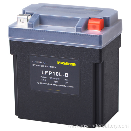 12.8v 6ah YB10L-B lithium ion motorcycle starter battery